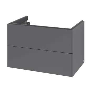 Dulap baza suspendat Villeroy & Boch Antao cu 2 sertare  78.8x50.4cm  Anthracite Matt 83c6 imagine