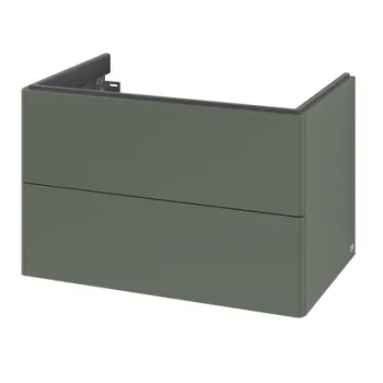 Dulap baza suspendat Villeroy & Boch Antao cu 2 sertare  78.8x50.4cm  Leaf Green Matt 2565 imagine