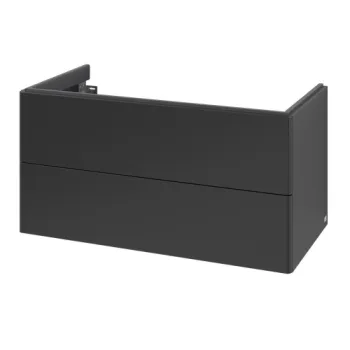 Dulap baza suspendat Villeroy & Boch Antao cu 2 sertare  98.8x50.4cm  Black Matt 4d4f imagine