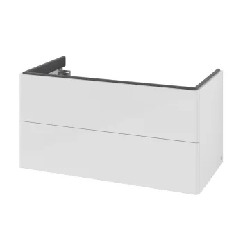 Dulap baza suspendat Villeroy & Boch Antao cu 2 sertare  98.8x50.4cm  Glossy White 016d imagine