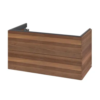 Dulap baza suspendat Villeroy & Boch Antao cu 2 sertare  98.8x50.4cm  Warm Walnut c2ea imagine