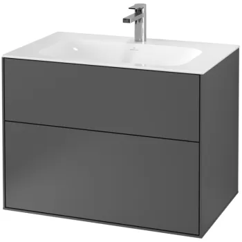Dulap baza suspendat Villeroy & Boch Finion 80x59x50cm Anthracite Matt Laquer 5ca8 imagine