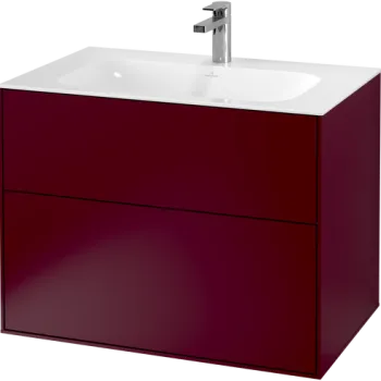 Dulap baza suspendat Villeroy & Boch Finion cu 2 sertare  80x59x50cm  Peony Matt faf1 imagine