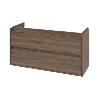 Dulap baza suspendat Villeroy & Boch Skyla cu 2 sertare  1172x596mm  Arizona Oak 5cee imagine