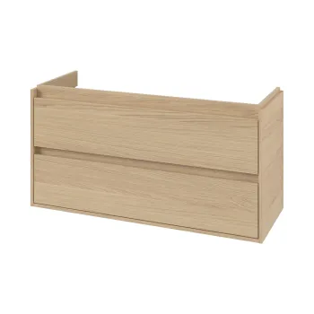 Dulap baza suspendat Villeroy & Boch Skyla cu 2 sertare  1172x596mm  Nordik Oak ce66 imagine