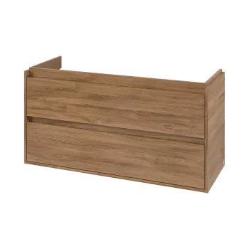 Dulap baza suspendat Villeroy & Boch Skyla cu 2 sertare  1172x596mm  Oak Kansas a41f imagine