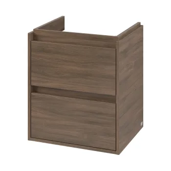 Dulap baza suspendat Villeroy & Boch Skyla cu 2 sertare  522x596mm  Arizona Oak 65b6 imagine