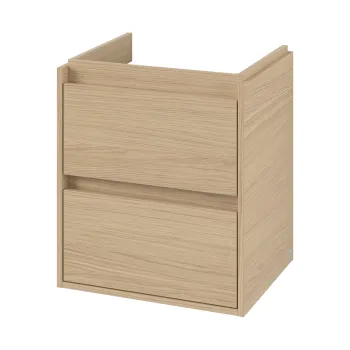 Dulap baza suspendat Villeroy & Boch Skyla cu 2 sertare  522x596mm  Nordik Oak bbf3 imagine