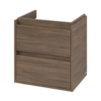 Dulap baza suspendat Villeroy & Boch Skyla cu 2 sertare  572x596mm  Arizona Oak af7e imagine