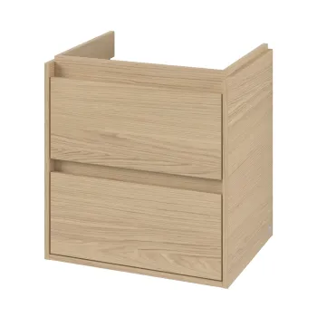 Dulap baza suspendat Villeroy & Boch Skyla cu 2 sertare  572x596mm  Nordik Oak f497 imagine
