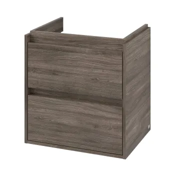 Dulap baza suspendat Villeroy & Boch Skyla cu 2 sertare  572x596mm  Stone Oak b735 imagine