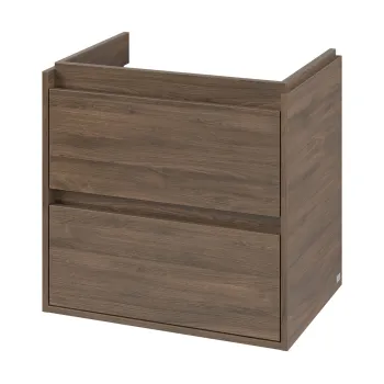 Dulap baza suspendat Villeroy & Boch Skyla cu 2 sertare  622x596mm  Arizona Oak 6abc imagine