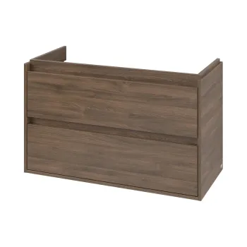 Dulap baza suspendat Villeroy & Boch Skyla cu 2 sertare  972x596mm  Arizona Oak 394e imagine