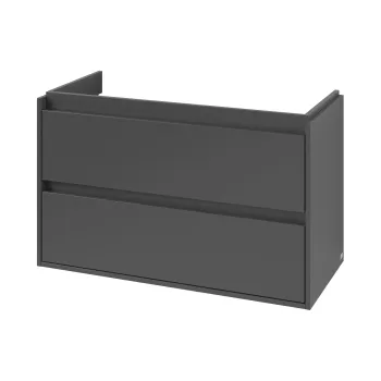 Dulap baza suspendat Villeroy & Boch Skyla cu 2 sertare  972x596mm  Graphite de7a imagine