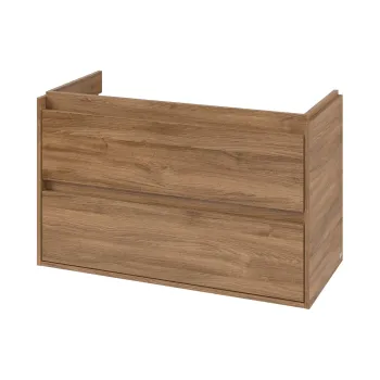 Dulap baza suspendat Villeroy & Boch Skyla cu 2 sertare  972x596mm  Oak Kansas 2b79 imagine