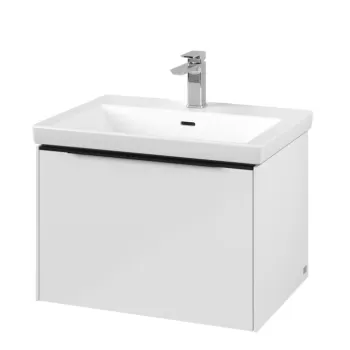 Dulap baza suspendat Villeroy & Boch Subway 3.0 622x429x478 mm cu un singur sertar alb Brilliant 03fe imagine