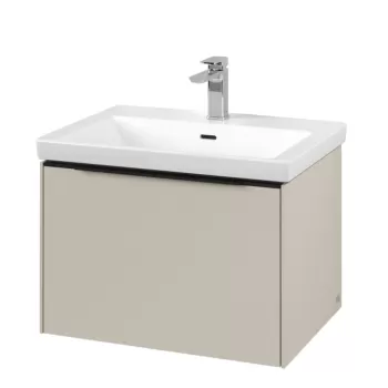 Dulap baza suspendat Villeroy & Boch Subway 3.0 622x429x478 mm cu un singur sertar gri Cashmere dfbe imagine