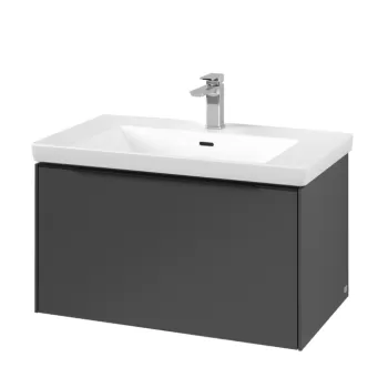 Dulap baza suspendat Villeroy & Boch Subway 3.0 772x429x478 mm cu un singur sertar grafit af81 imagine