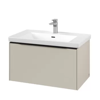 Dulap baza suspendat Villeroy & Boch Subway 3.0 772x429x478 mm cu un singur sertar gri Cashmere 2a3f imagine
