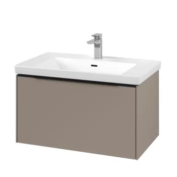 Dulap baza suspendat Villeroy & Boch Subway 3.0 772x429x478 mm cu un singur sertar taupe d950 imagine