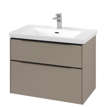 Dulap baza suspendat Villeroy & Boch Subway 3.0 772x576x478 mm cu doua sertare taupe b2cc imagine