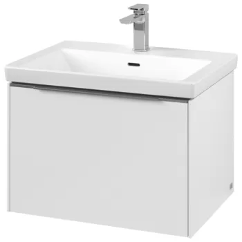 Dulap baza suspendat Villeroy & Boch Subway 3.0 cu iluminare 62x43x48cm Pure White 01a2 imagine