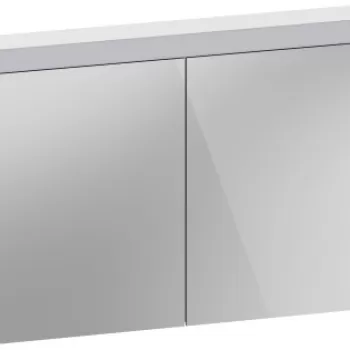 Dulap cu oglinda Duravit Better 131x76x14.8cm iluminare LED 20W alb mat 040a imagine
