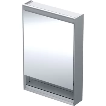 Dulap cu oglinda Geberit ONE 60x90x15cm cu nisa finisaj aluminiu deschidere dreapta d1f3 imagine