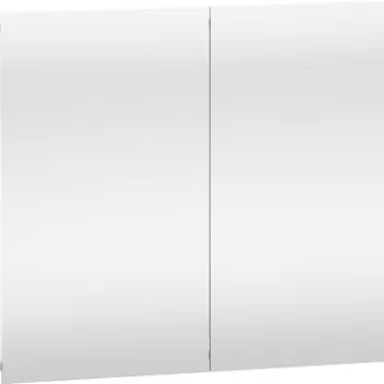 Dulap cu oglinda si iluminare Duravit Ketho 100x75cm alb lucios f77a imagine