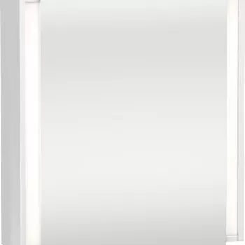 Dulap cu oglinda si iluminare Duravit Ketho 65x75cm deschidere stanga alb lucios e038 imagine