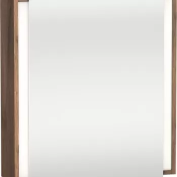 Dulap cu oglinda si iluminare Duravit Ketho 65x75cm deschidere stanga nuc 0165 imagine