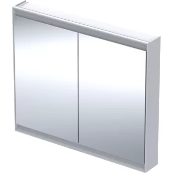 Dulap dublu cu oglinda Geberit ONE 105x90x15cm finisaj alb 07fe imagine