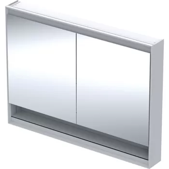 Dulap dublu cu oglinda Geberit ONE 120x90x15cm cu nisa finisaj alb 5de4 imagine