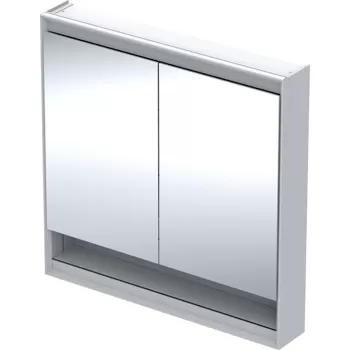 Dulap dublu cu oglinda Geberit ONE 90x90x15cm cu nisa finisaj alb 0786 imagine