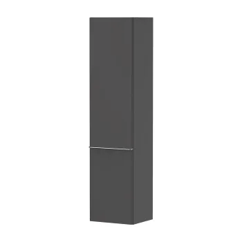 Dulap inalt suspendat Hansgrohe Xelu Q cu usa orientare dreapta  40x35x165cm  gri diamant mat  maner crom 2afc imagine