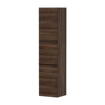 Dulap inalt suspendat Hansgrohe Xelu Q cu usa orientare stanga  40x35x165cm  nuc inchis  maner negru mat 00bd imagine