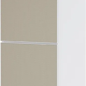 Dulap inalt suspendat Hansgrohe Xevolos E cu usi orientare dreapta  40x36x176cm  corp alb mat  front ceramic bronz texturat 90e2 imagine