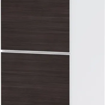 Dulap inalt suspendat Hansgrohe Xevolos E cu usi orientare dreapta  40x36x176cm  corp alb mat  front stejar inchis 0fc1 imagine