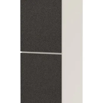 Dulap inalt suspendat Hansgrohe Xevolos E cu usi orientare stanga  40x36x176cm  corp bej mat  front textil gri inchis 6fc5 imagine