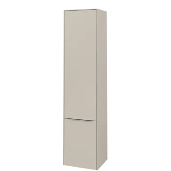 Dulap inalt suspendat Villeroy & Boch Subway 3.0 171x40x35cm  orientare stanga  Cashmere Grey  maner aluminiu 851a imagine