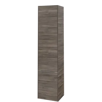 Dulap inalt suspendat Villeroy & Boch Subway 3.0 171x40x35cm  orientare stanga  Stone Oak  maner aluminiu a1cc imagine