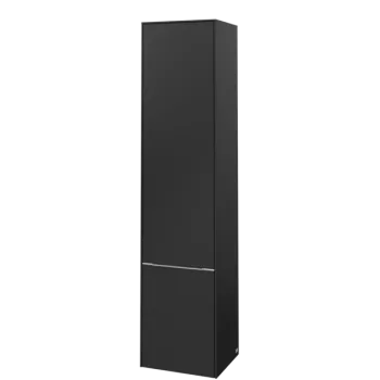 Dulap inalt suspendat Villeroy & Boch Subway 3.0 171x40x35cm  orientare stanga  Volcano Black  maner aluminiu 4ddc imagine