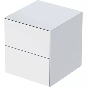 Dulap mediu suspendat Geberit ONE cu 2 sertare 45x47x49.2cm alb lucios 8bf7 imagine