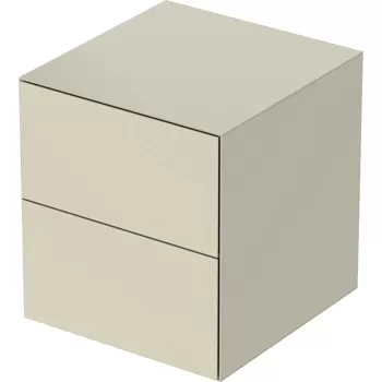 Dulap mediu suspendat Geberit ONE cu 2 sertare 45x47x49.2cm gri nisip lucios f2c7 imagine