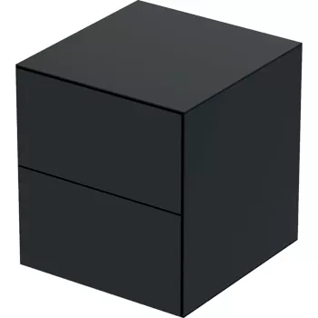 Dulap mediu suspendat Geberit ONE cu 2 sertare 45x47x49.2cm negru mat 9e9d imagine
