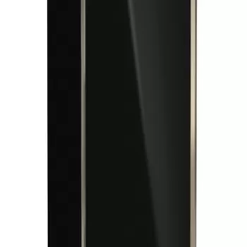 Dulap suspendat Duravit XViu 177x40cm negru lucios si cadru champagne mat cu o usa deschidere stanga 8950 imagine