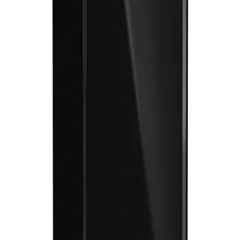 Dulap suspendat Duravit XViu 177x40cm negru lucios si cadru negru mat cu o usa deschidere stanga a1b6 imagine