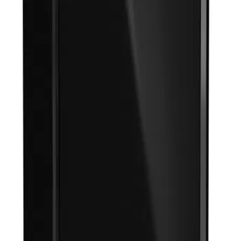 Dulap suspendat Duravit XViu 89x40cm negru lucios si cadru negru mat cu o usa deschidere stanga b722 imagine