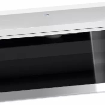 Set mobilier Duravit Vitrium cu lavoar dublu 120cm fara orificiu baterie si dulap baza cu un sertar cu front sticla c-bonded iluminare interioara alb mat 8e3d imagine