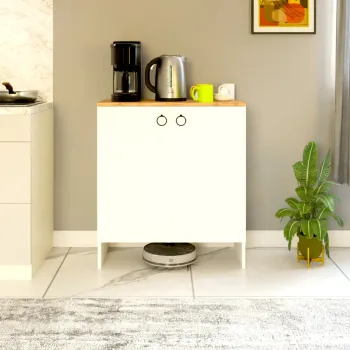 Comoda Depozitare Mobilier Alb Dulap Multiplu Organizare Casa 8461 imagine